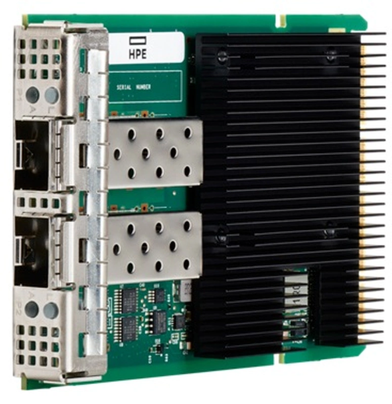 Сетевой адаптер HPE OCP3 Adapter, MCX562A-ACAI, 2x10/25GbE 2p SFP28, PCIe(3.0), Mellanox, for DL385 Gen10 Plus