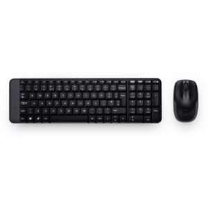 Клавиатура+мышь Logitech Wireless Desktop MK220 (Keybord&mouse), USB, Black, [920-003169] (существенное повреждение коробки)