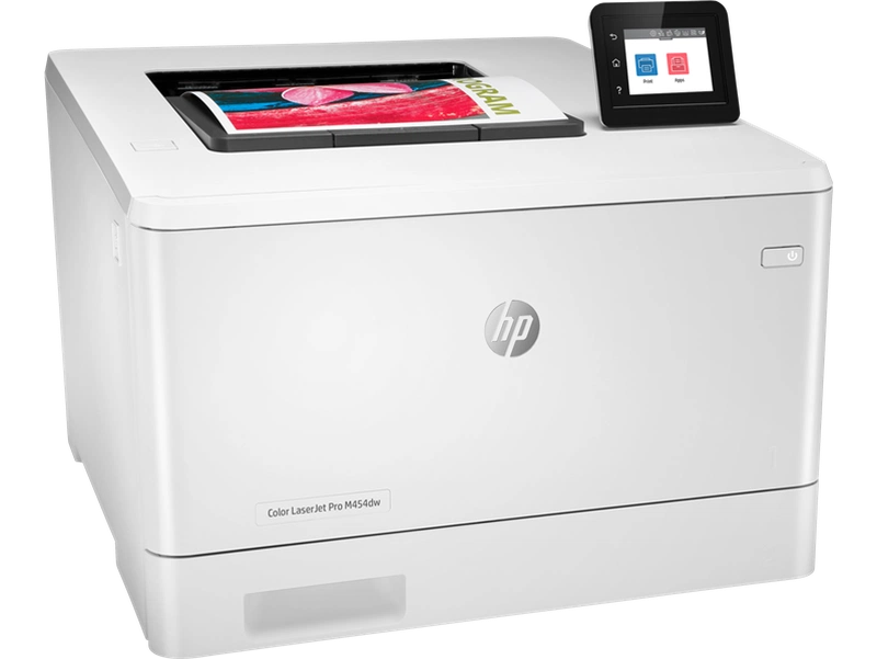 Принтер HP Color LaserJet Pro M454dw Printer (A4,600x600dpi,27(27)ppm,ImageREt3600,512Mb,Duplex, 2trays 50+250,USB 2.0/GigEth/WiFi/Bluetooth/Easy-access USB port,AirPrint,  (существенное повреждение коробки)