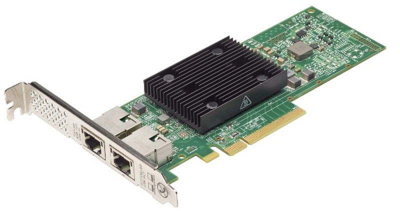 Сетевой адаптер Lenovo ThinkSystem Broadcom 57416  NX-E PCIe 10Gb 2-Port Base-T Ethernet Adapter (ThinkSystem SD530/SR850/SR950/SR650/SR650/SR550/SR530/ST550/SR630)