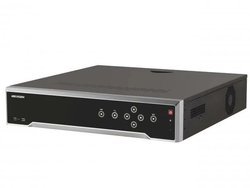 Видеорегистратор Hikvision DS-8664NI-I8 64-x канальный IP-видеорегистраторВидеовход: 64 канала; аудиовход: двустороннее аудио 1 канал RCA; видеовыход: 1 VGA до 1080Р, 1 VGA до 2K, 1 HDMI до 4К, 1 HDMI до 1080P; аудио