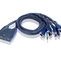 Переключатель электронный ATEN 4-Port USB VGA/Audio Cable KVM Switch (0.9m, 1.2m)