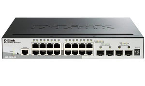Коммутатор D-Link DGS-1510-20/A1A, PROJ L2+ Smart Switch with 16 10/100/1000Base-T ports and 2 1000Base-X SFP ports and 2 10GBase-X SFP+ ports.16K Mac address, 802.3x Flow Control, 802.3ad Link Aggregation, 802