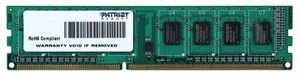 Оперативная память Patriot DDR3  4GB  1600MHz UDIMM (PC3-12800) CL11 1,5V (Retail) 512*8 PSD34G160081