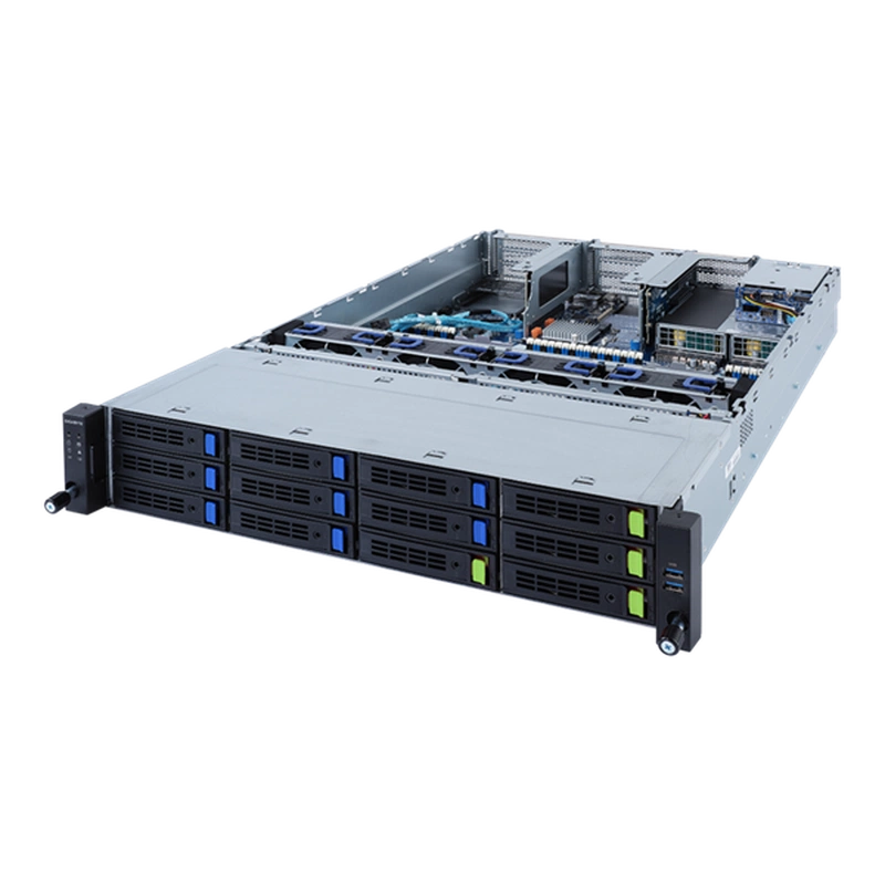 Серверная платформа Gigabyte Server Platform R282-3C2 2U CPU(2)3rd Gen Xeon/2xHeatsink up to 270W/DIMM(32)/8x3,5''SATA/SAS/4x3,5''SATA/SAS/NVMe/2x2.5"SATA/SAS rear/2x1GbE/6xFHHL,2xLP/2x1600W/Rails  6NR2823C2MR