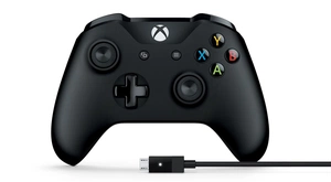 Джойстик Microsoft XboxOne Controller + Cable for Windows (существенное повреждение коробки)