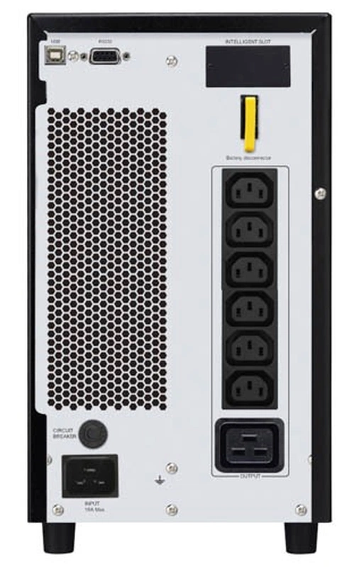 Источник бесперебойного питания для персональных компьютеров и серверов APC Easy UPS SRV, 3000VA/2400W, On-Line, Tower, 6xC13 + 1xC19, LCD, USB, SNMP slot, Black, 2 year warranty