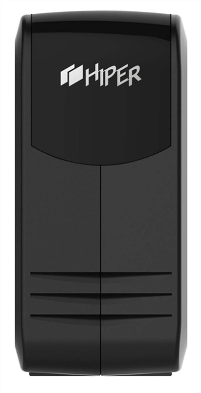  ИБП HIPER OFFICE-400, standby, 400ВА(240Вт), 3 розетки Schuko, USB-порт, чёрный