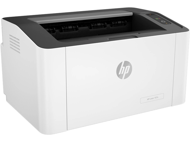 Принтер HP Laser 107a (A4,1200dpi,20ppm,64Mb,Duplex,USB 2.0 ,1tray 150, 1y warr,cartridge 500  pages in box, repl.SS271B) (существенное повреждение коробки)