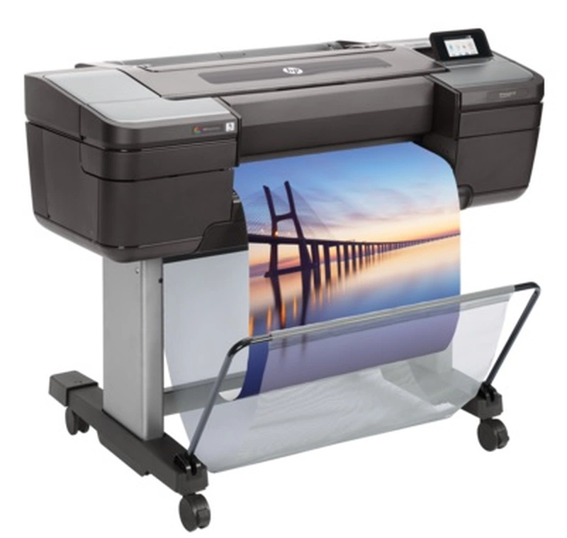 Широкоформатный принтер HP DesignJet Z9+ PS (24",9 colors, pigment ink, 2400x1200dpi,128 Gb(virtual),500 Gb HDD, GigEth/host USB type-A,stand,single sheet and roll feed,autocuttePS)