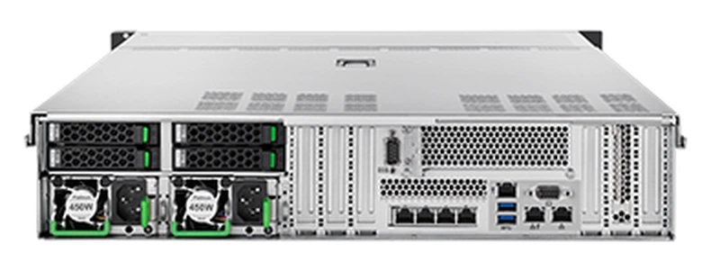Сервер Fujitsu Primergy RX2540M5 Rack 2U, 1xXeon 4210R 10C(2,4GHz/100W), 2x16GB/2933/2Rx8/DIMM,no HDD(up to 12 LFF),RAID 420I 2GB(no BBU),2xGbE,no DVD, no OCP,2x800WHS,cable Arm kit 2U,IRMCadv,no p/c,3YW