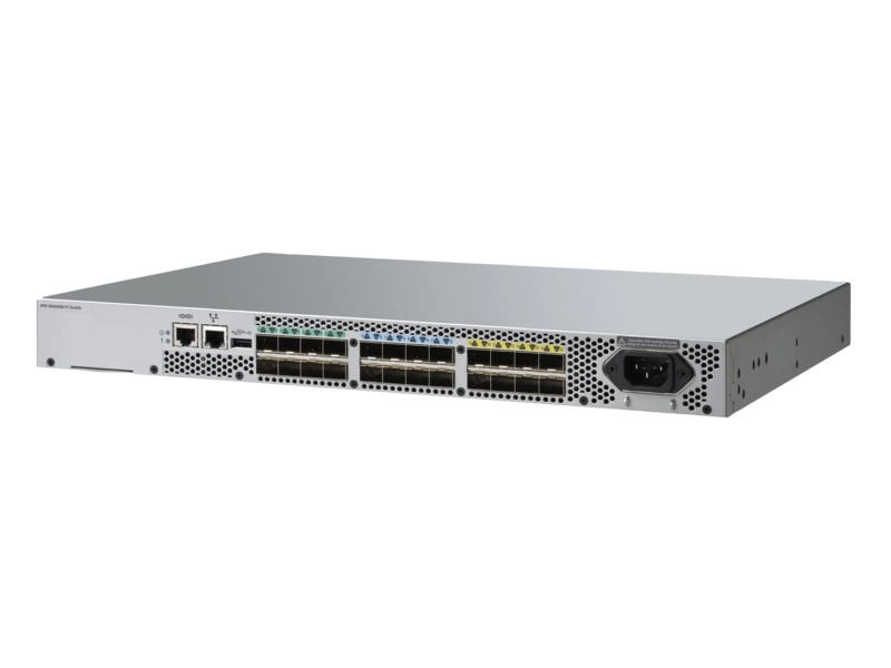 Коммутатор HPE SAN switch SN3600B 24/8 32Gb (ext. 24x32Gb ports - 8 active ports,Advanced Fabric Os, Advanced Web Tools and Advanced Zoning, no SFP) analog Q1H70A