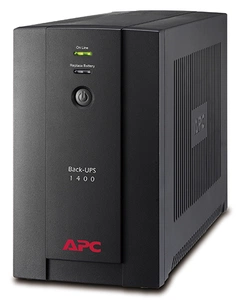 Источник бесперебойного питания APC Back-UPS 1400VA/700W, 230V, AVR, Interface Port USB, (6) IEC Sockets, user repl. batt., 2 year warranty