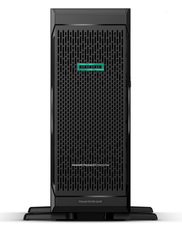 Сервер ProLiant ML350 Gen10 Bronze 3206R Tower(4U)/Xeon8C 1.9GHz(11MB)/1x16GbR1D_2933/S100i(ZM/RAID 0/1/10/5)/noHDD(4/12up)LFF/noDVD/iLOstd/2NHPFans/4x1GbEth/1x500W(2up)