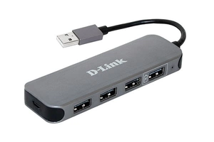 Концентратор usb D-Link DUB-H4/E1A, 4-port USB 2.0 Hub.4 downstream USB type A (female) ports, 1 upstream USB type A (male), support Mac OS, Windows XP/Vista/7/8/10, Linux, support USB 1.1/2.0, fast charge mode.Pow