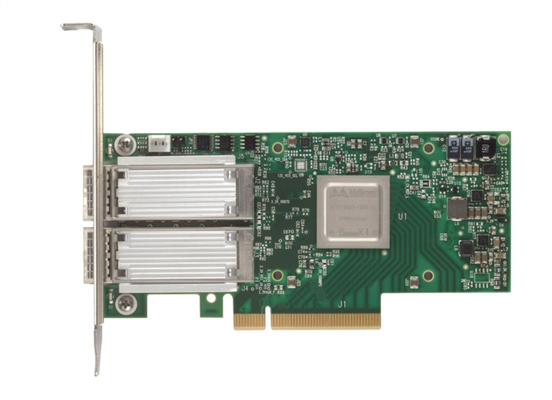 Адаптер Mellanox ConnectX-4  EN network interface card, 40/56GbE dual-port QSFP28, PCIe3.0 x8, tall bracket, SR-IOV, TCP/UDP, MPLS, VxLAN