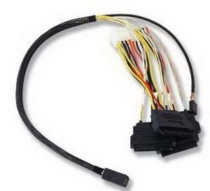 Кабель ACD Cable ACD-SFF8643-SAS8482SB-10M,  INT, SFF8643-to-4*SFF8482 ( HDmSAS -to- 4*SAS internal cable) 100cm (аналог LSI00412, 2280100-R) (6705049)