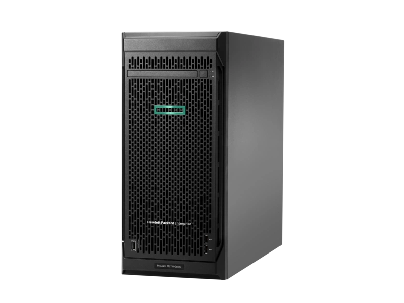 Сервер ProLiant ML110 Gen10 Bronze 3204 HotPlug Tower(4.5U)/Xeon6C 1.9GHz(8,25MB)/1x16GbR1D_2933/S100i(ZM/RAID 0/1/10/5)/noHDD(4/8up)LFF/noDVD/iLOstd/2NHPFan/2x1GbEth/1x550W(NHP)