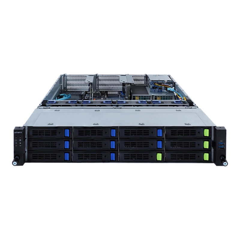 Серверная платформа Gigabyte Server Platform R282-3C2 2U CPU(2)3rd Gen Xeon/2xHeatsink up to 270W/DIMM(32)/8x3,5''SATA/SAS/4x3,5''SATA/SAS/NVMe/2x2.5"SATA/SAS rear/2x1GbE/6xFHHL,2xLP/2x1600W/Rails  6NR2823C2MR