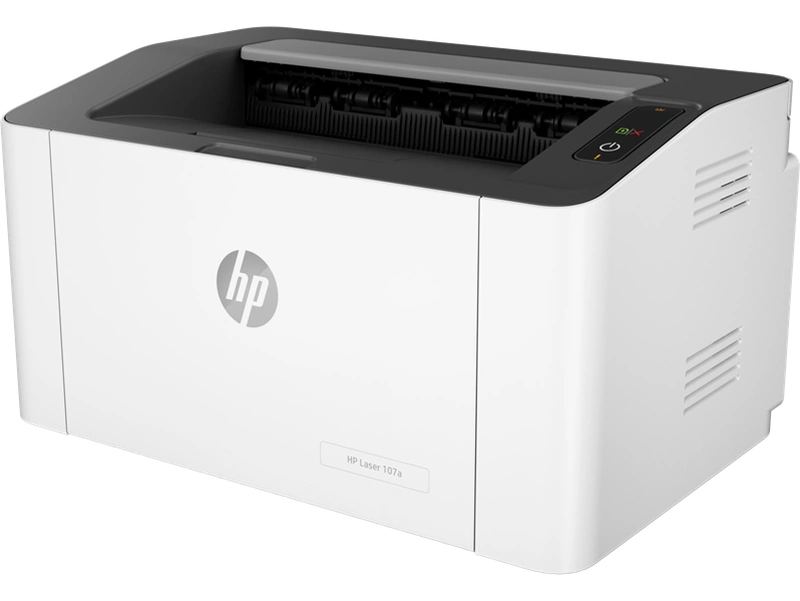 Принтер HP Laser 107a (A4,1200dpi,20ppm,64Mb,Duplex,USB 2.0 ,1tray 150, 1y warr,cartridge 500  pages in box, repl.SS271B) (существенное повреждение коробки)