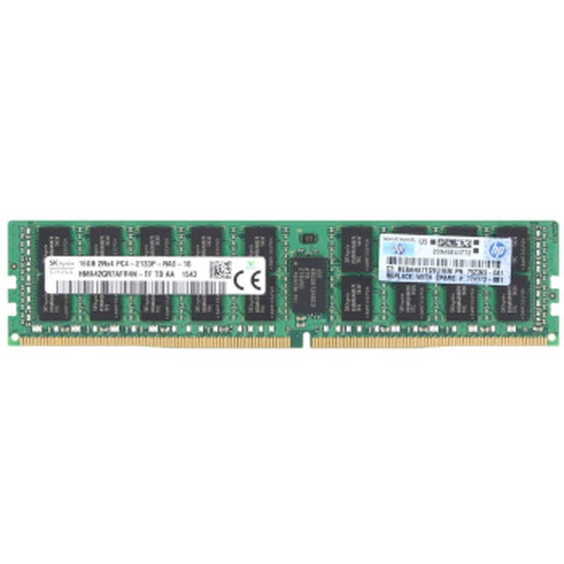 Модуль памяти HPE 16GB PC4-2133P-R (DDR4-2133) Dual-Rank x4 Registered memory for Gen9, E5-2600v3 series, equal 774172-001, Replacement for 726719-B21, 752369-081