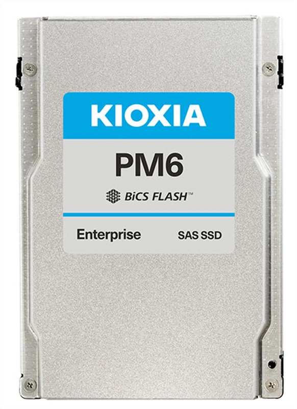 Ssd накопитель KIOXIA Enterprise SSD 2,5"(SFF), PM6-R, 1920GB, SAS 24G (SAS-4, 22,5Gbit/s), R4150/W2700MB/s, IOPS(R4K) 595K/125K, MTTF 2,5M, 1DWPD/5Y (Read Intensive), TLC, 15mm