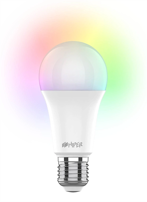 Умная LED E27 лампочка Wi-Fi HIPER IoT A61 RGB цветная