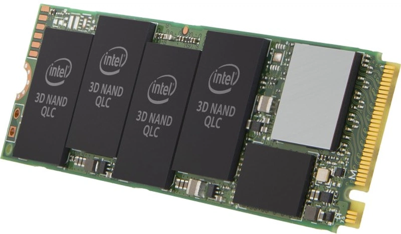 Твердотельный накопитель Intel SSD 660P Series PCIE 3.0 x4, NVMe, M.2 80mm, 3D2 QLC, 1TB, R1800/W1800 Mb/s, IOPS 150K/220K, 200TBW (Retail), 1 year