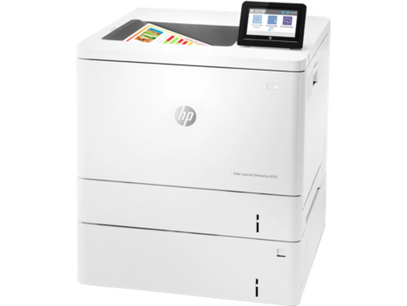 Принтер лазерный HP Color LaserJet Enterprise M555x (A4, 1200dpi, ImageREt 3600, 38(38) ppm, 1 Gb, 3 trays 100+2*550, Duplex, USB/GigEth, cart.5,5KB&3,5KCMYp.inbox, repl. B5L26A)