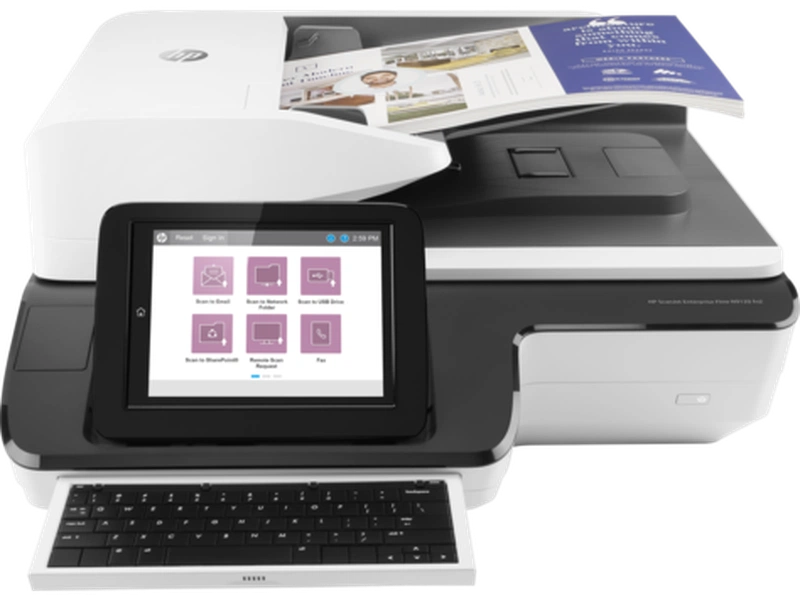 Сканер HP Scanjet Enterprise Flow N9120 fn2 Flatbed Scanner (A3,600x600 dpi,24 bit, USB ,ADF 200 sheets, 120ppm A4, Duplex, replace L2683B)