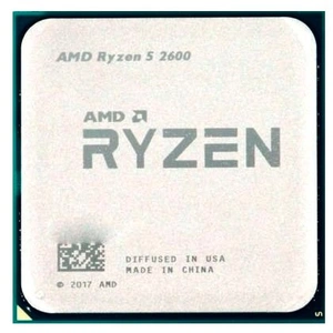 Процессор CPU AMD Ryzen 5 2600, 6/12, 3.4-3.9GHz, 576KB/3MB/16MB, AM4, 65W, YD2600BBM6IAF OEM