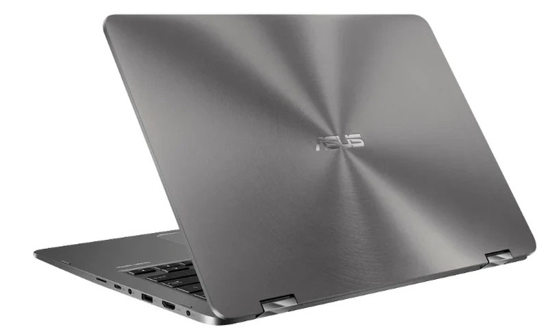 Ноутбук ASUS Zenbook Flip 14 UX461FA-E1010T Core i5-8265U/8Gb/256GB SSD/UMA/14.0 FHD 1920x1080 TOUCH /WiFi/BT/FP/Cam/Illum KB/Windows 10 Home/1.4Kg/Slate Grey/Sleeve + St (незначительное повреждение коробки)