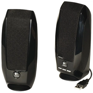 Колонки Logitech Speaker System S-150, 2.0, 1.2W(RMS), USB, Black, [980-000029]