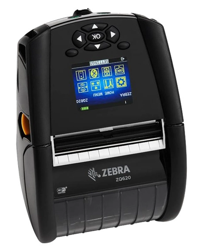 Мобильный принтер Zebra DT ZQ610 2''/48mm; English fonts,Dual 802.11AC / BT4.x, Linered platen, 0.75'' core, Group E, Shoulder strap, Belt clip