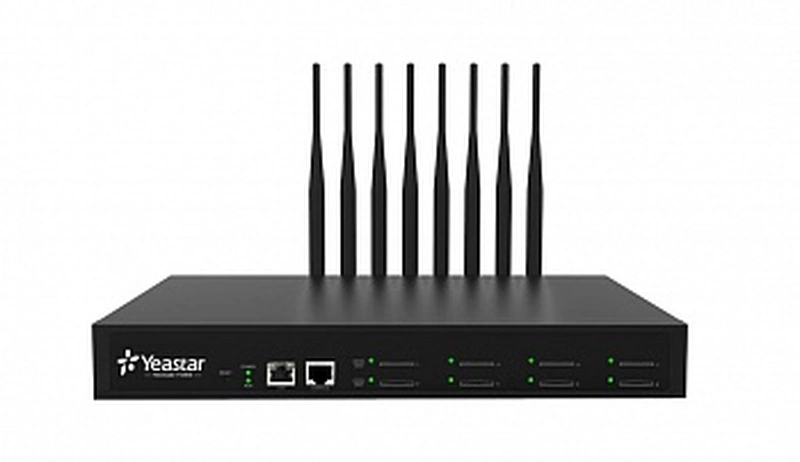 YEASTAR VoIP-GSM-шлюз с поддержкой 8 GSM-линий 850/900/1800/1900 МГц