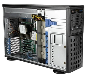 Шасси серверное Supermicro SuperServer 4U 740P-TRT noCPU(2)3rd Gen Xeon Scalable/TDP 270W/no DIMM(16)/ SATARAID HDD(8)LFF/6xFH,M2/2x10GbE/2x1200W