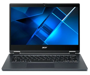 Ноутбук ACER TravelMate Spin P4 TMP414RN-51-369S 14"FHD (1920x1080) IPS Touch, i3-1115G4, 8GB DDR4, 256GB PCIe NVMe SSD, Intel UHD, WiFi, BT, HD Cam, Pen, 56Wh, 65W, Win 10 Pro, 3Y CI, Dark Blue