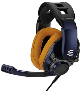 Гарнитура EPOS / Sennheiser Gaming Headset GSP 602, Stereo, 2x3.5 mm / 1x3.5mm, Closed-back, Black-Blue [1000414]