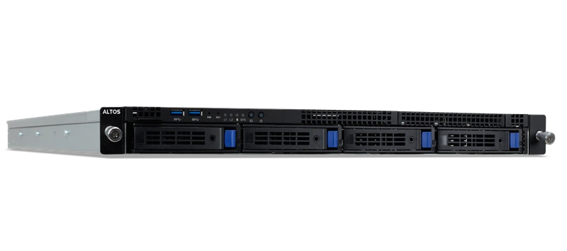 Серверная платформа Acer Altos BrainSphere Server 1U R369 F4 noCPU(2)Scalable/TDP up to 205W/noDIMM(24)/HDD(4)LFF/2x1Gbe/3xLP+2xOCP/2x800W/3YNBD