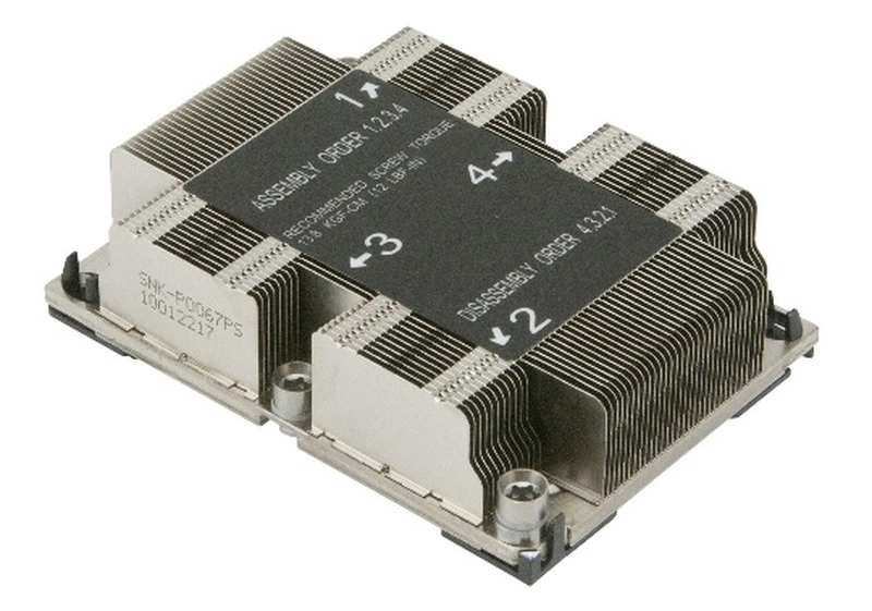 Охладитель процессора Supermicro Heatsink 1U SNK-P0067PS X11 Purley Platform LGA 3647-0