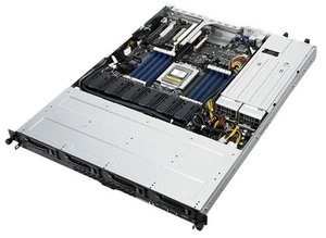 Серверная платформа ASUS RS500A-E9-RS4-U  Rack 1U,KNPA-U16,1xLGA 4094,sup/ EPYC 7002,,RDIMM/LR-DIMM/3DS(upto16/2666MHz/2TB),4xSFF/LFF SATA/SAS/NVMe HDD,softRAID,2xGbE,DVD,2PCi+1xOCP Mezz,2x770W,ASMB9-IKVM
