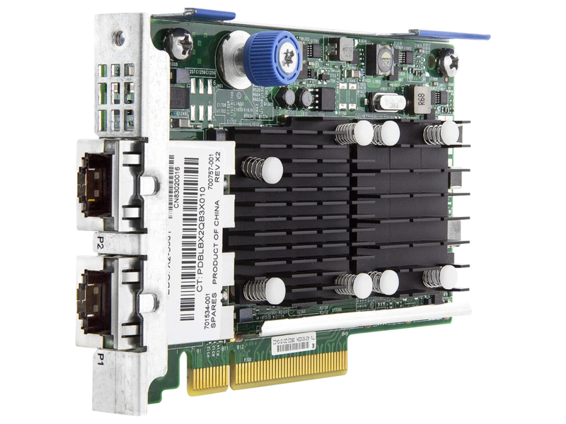 Сетевой адаптер HP FlexFabric 533FLR-T Adapter, 2x10Gb, PCI-e 2.0, Broadcom