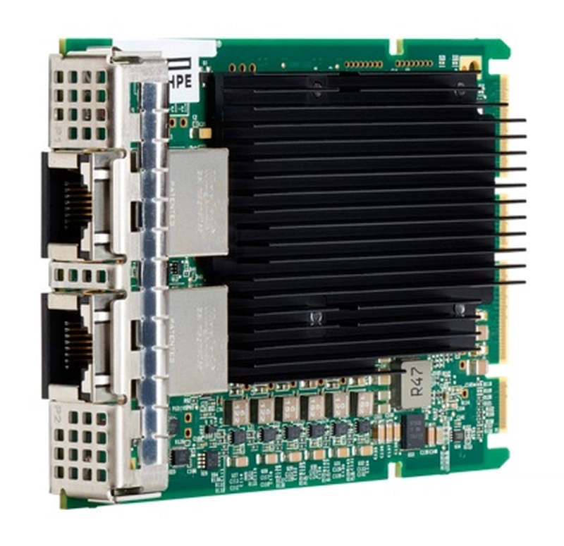 Сетевой адаптер HPE OCP3 Adapter, QL41132HQRJ, 2x10Gb BASE-T, PCIe(3.0), Marvell, for DL325/DL385 Gen10 Plus