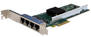 Сетевая карта Silicom  1Gb PE2G4I35L Quad Port Copper Gigabit Ethernet PCI Express Server Adapter X4, Based on Intel i350AM4, Low-Profile, RoHS compliant (analog I350T4V2)