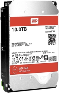 Жесткий диск Western Digital HDD SATA-III  10000Gb Red for NAS WD100EFAX, IntelliPower, 256MB buffer