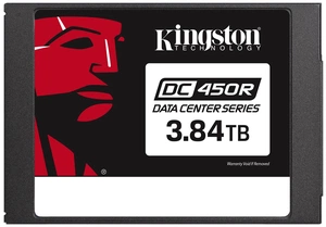 Твердотельный накопитель Kingston Enterprise SSD 3,84TB DC450R 2.5" SATA 3 R560/W525MB/s 3D TLC MTBF 2М 99 000/26 000 IOPS 0,4DWPD  (Entry Level Enterprise/Server) 3 years