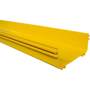  Прямая секция оптического лотка, 100x240 мм, 2 метра, желтая