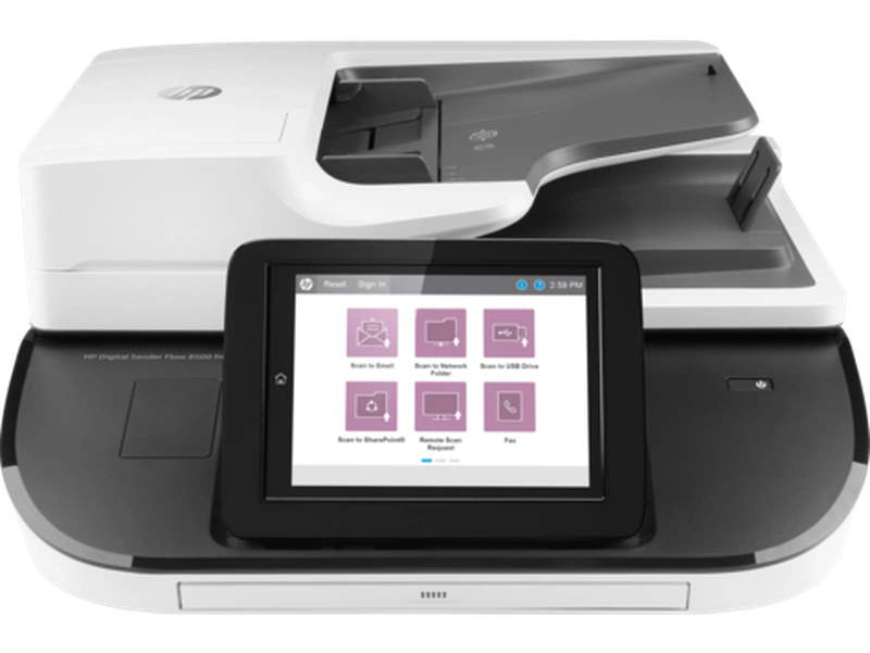Сканер HP Digital Sender Flow 8500 fn2 Document Capture Workstation (A4,100ppm,600x600 dpi,24 bit, USB, LAN, ADF 150 sheets, Duplex, repl.L2719A)