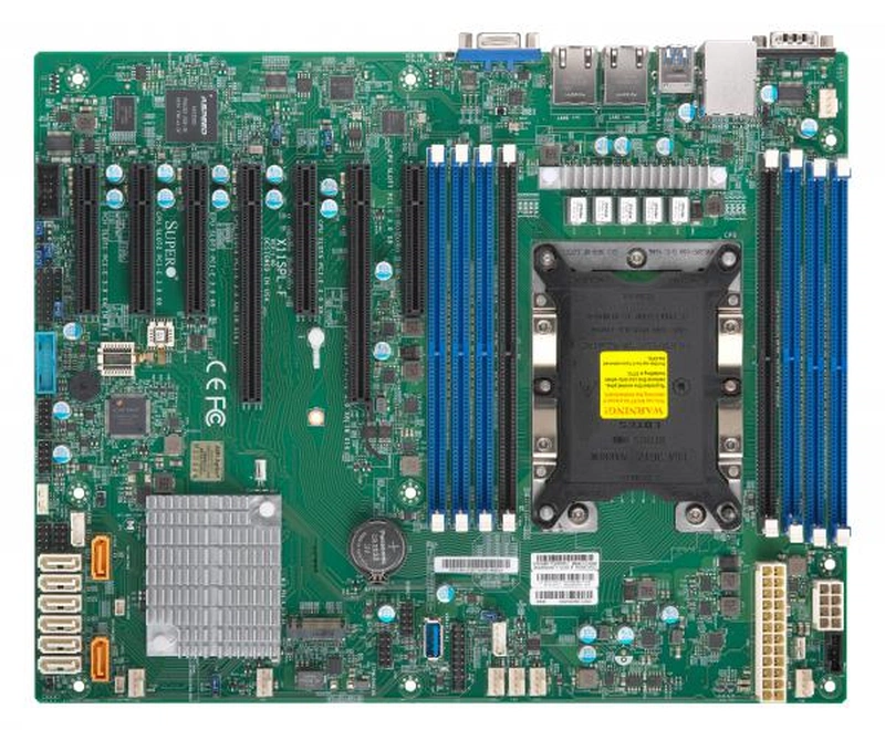 Материнская плата Supermicro Motherboard 1xCPU X11SPL-F Xeon Scalable TDP 165W/ 8xDIMM/ 8xSATA/ C621 RAID 0/1/5/10/ 2xGE/ 2xPCIex8(16), 4xPCIex8,1xPCIex4/ M.2(ATX)