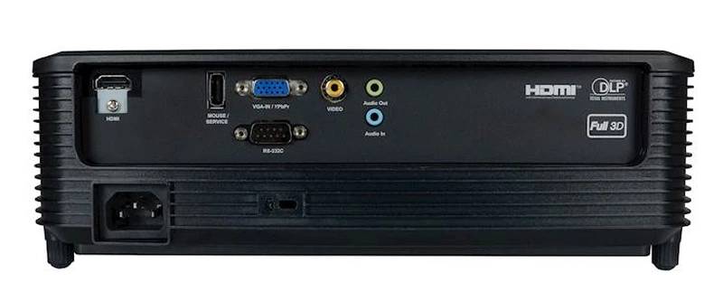 Проектор Optoma W331+ (DLP, WXGA (1280*800), Full 3D, 3600Lm, 25 000:1, HDMI, VGA, Composite, AudioIN, Audio OUT) (существенное повреждение коробки)